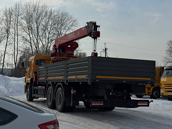 Бортовой КАМАЗ 65115 с КМУ HORYONG HRS216 (без сп/места)_4
